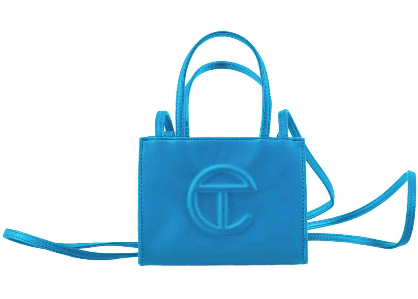 Telfar Shopping Bag Small Cyan