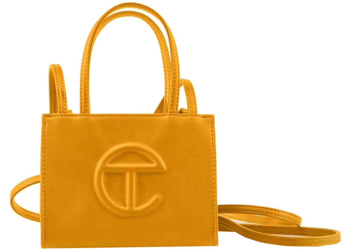 Telfar Shopping Bag Small Mustard