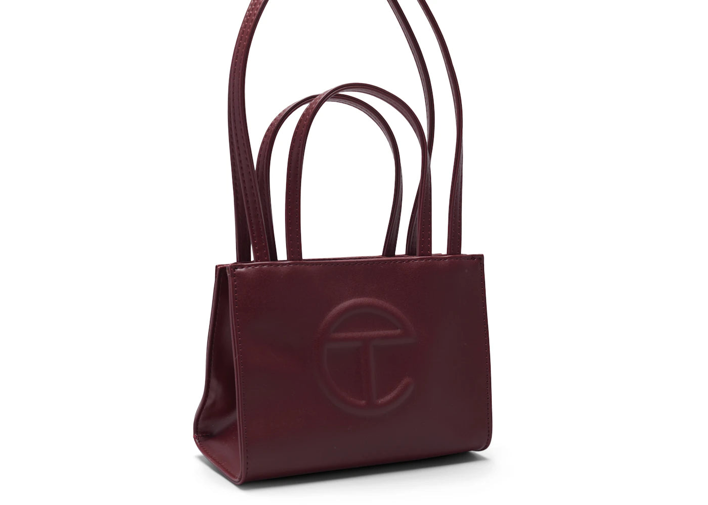 Telfar Shopping Bag Small Oxblood