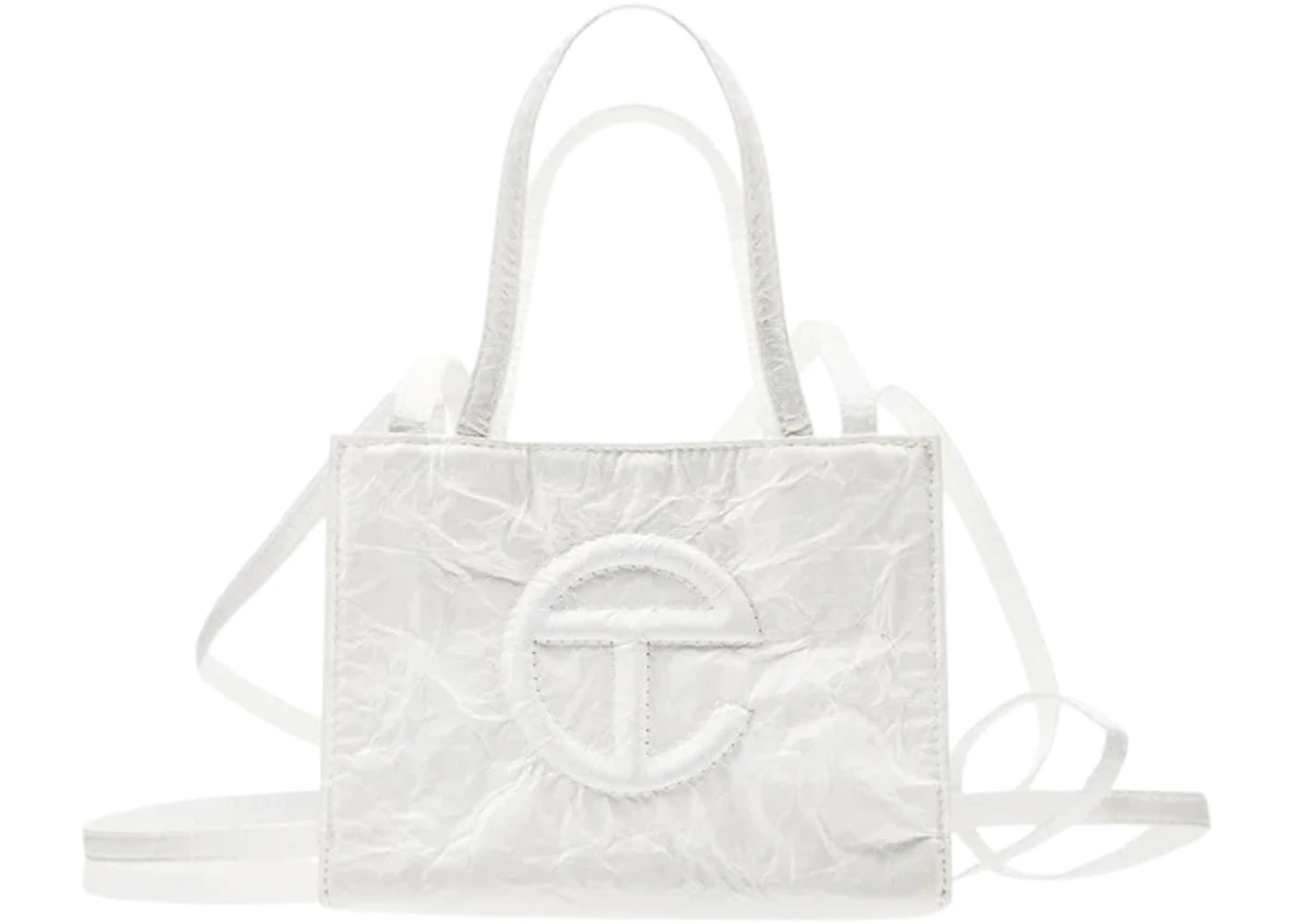 Telfar Shopping Bag Small White Paper