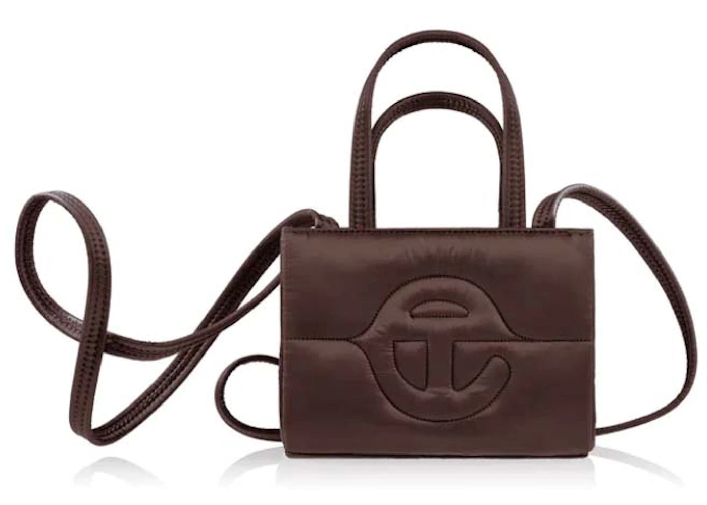 Telfar Small Puff Shopper Chocolate