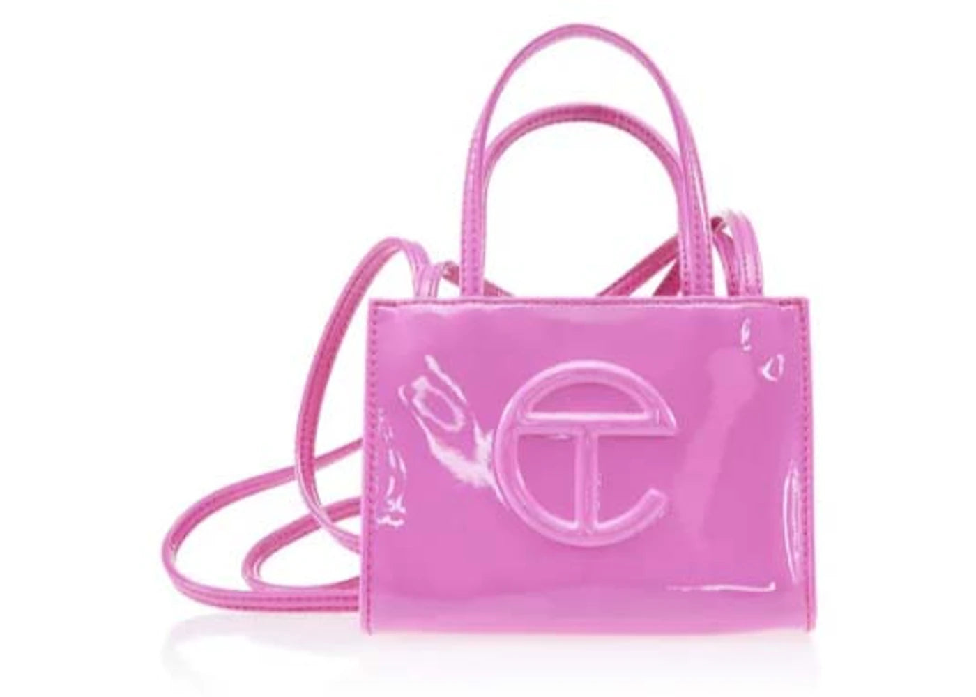 Telfar Small Shopping Bag Pink Patent