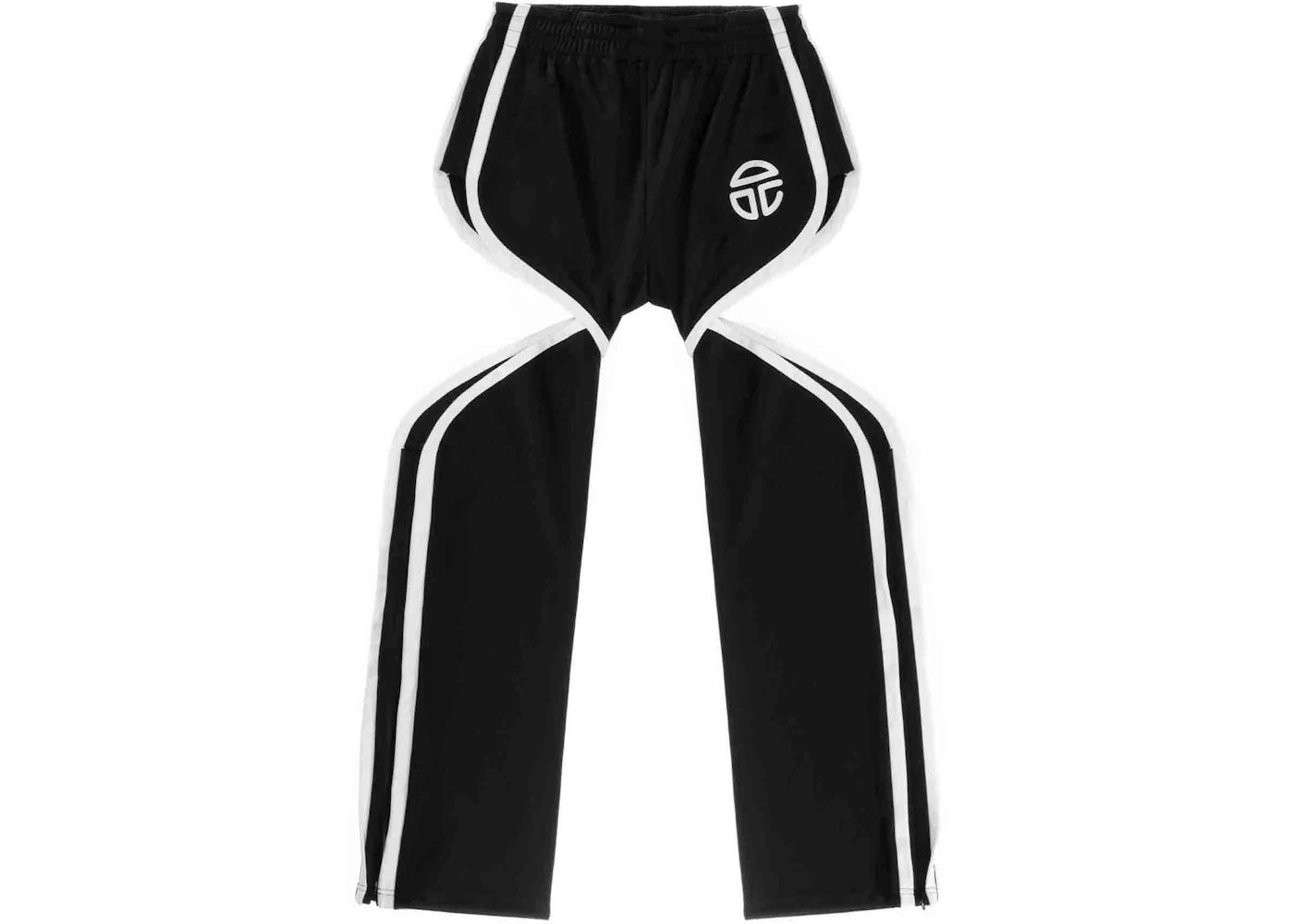 Telfar Thigh-Hole Track Pant Black