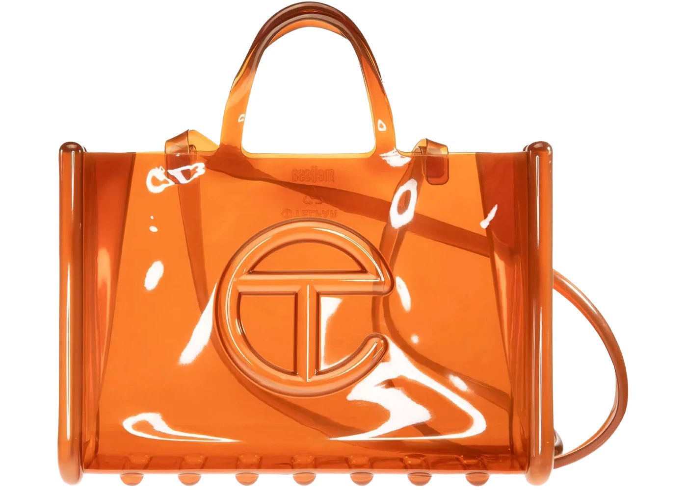 Telfar x Melissa Large Jelly Shopper Brown