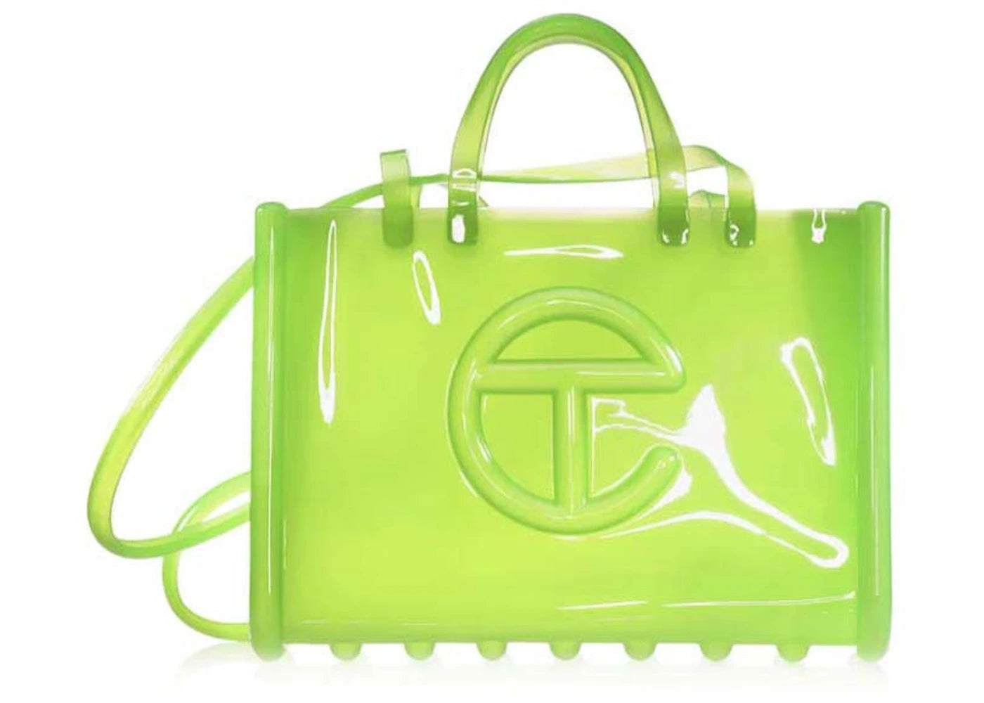 Telfar x Melissa Large Jelly Shopper Green