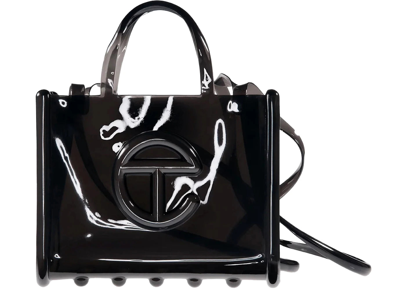 Telfar x Melissa Medium Jelly Shopper Black