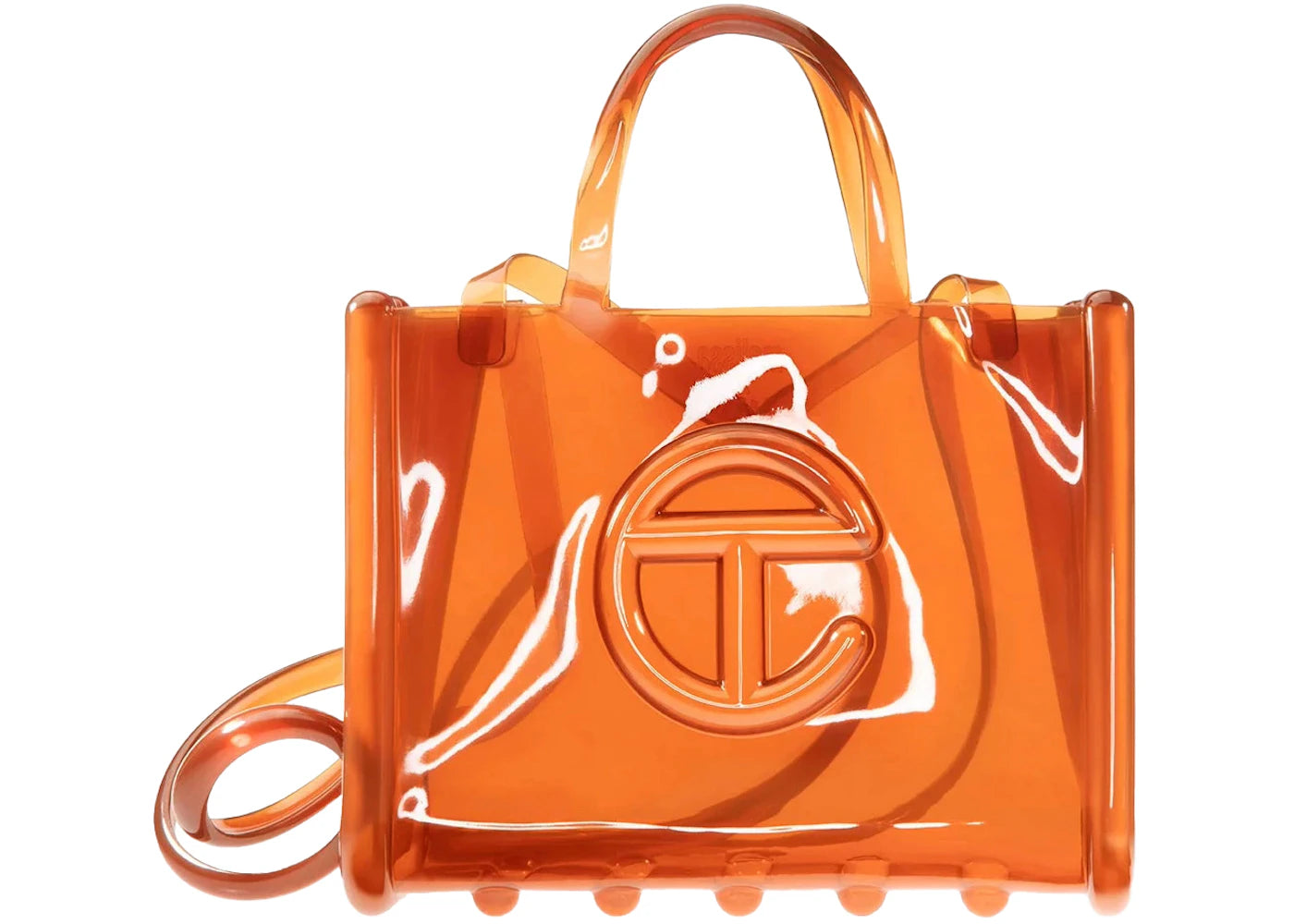 Telfar x Melissa Medium Jelly Shopper Brown