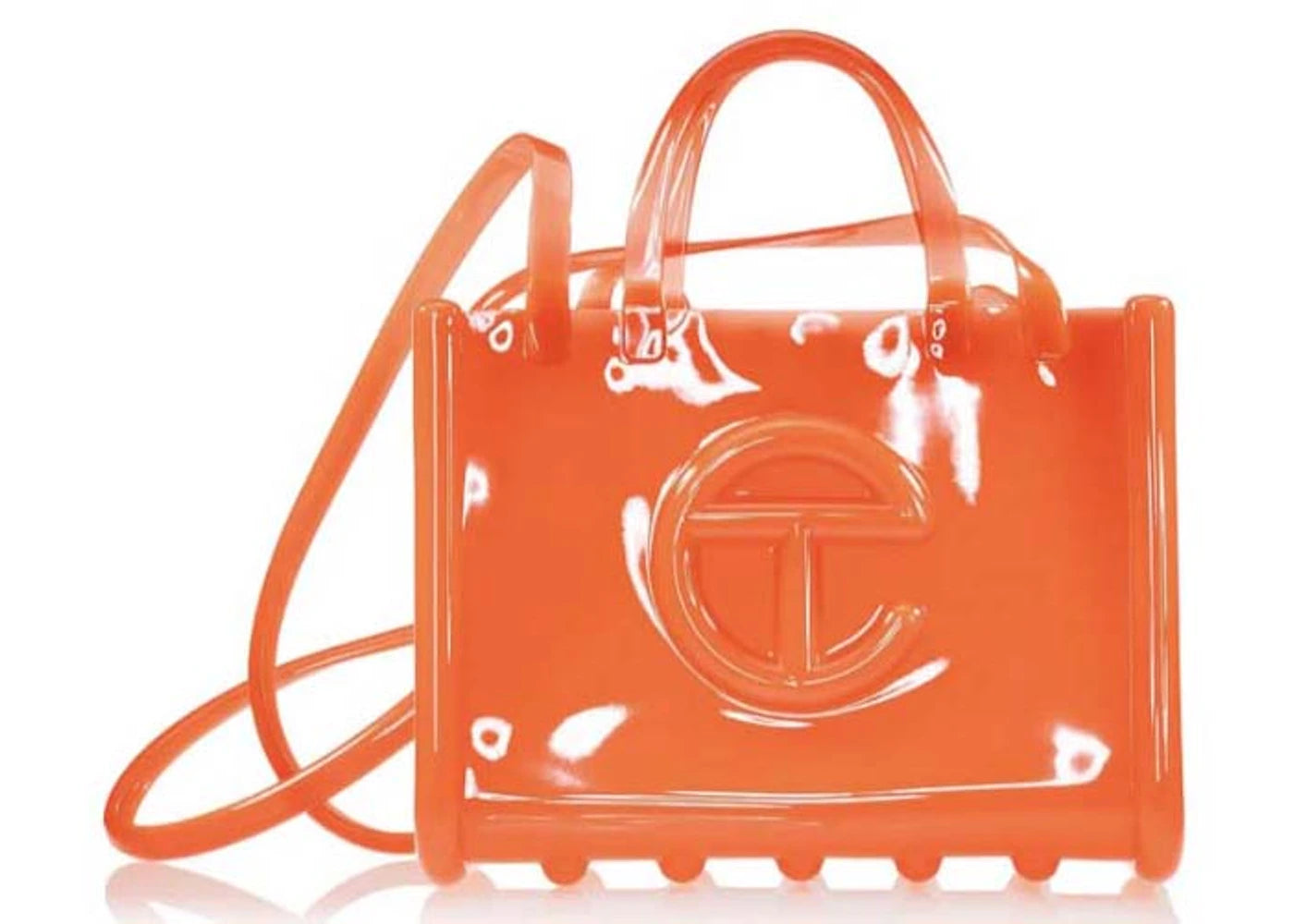 Telfar x Melissa Medium Jelly Shopper Orange