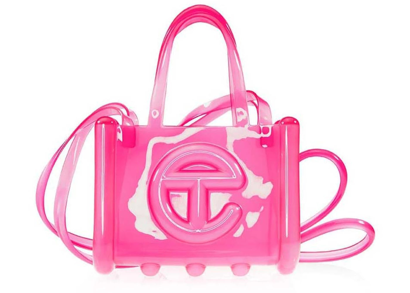 Telfar x Melissa Small Jelly Shopper Clear Pink