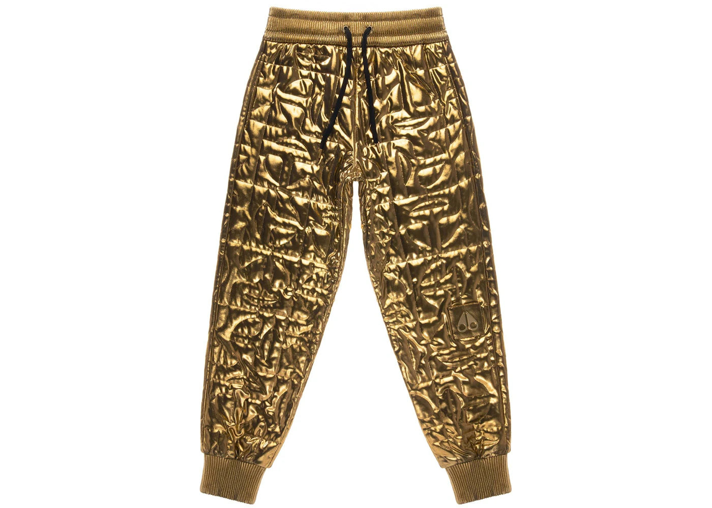 Telfar x Moose Knuckles Quilted Sweatpant Gold