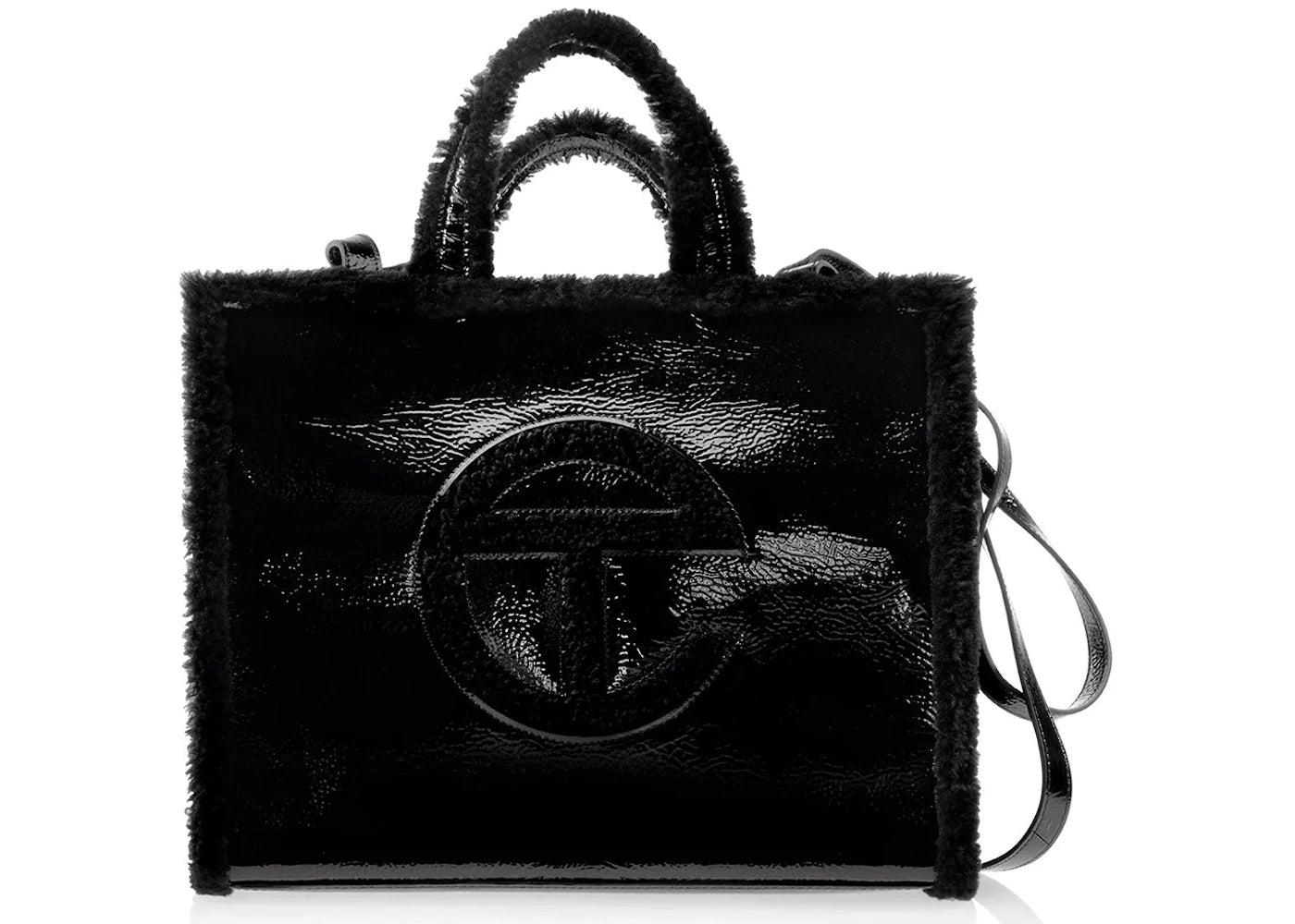 Telfar x UGG Medium Shopper Crinkle Black