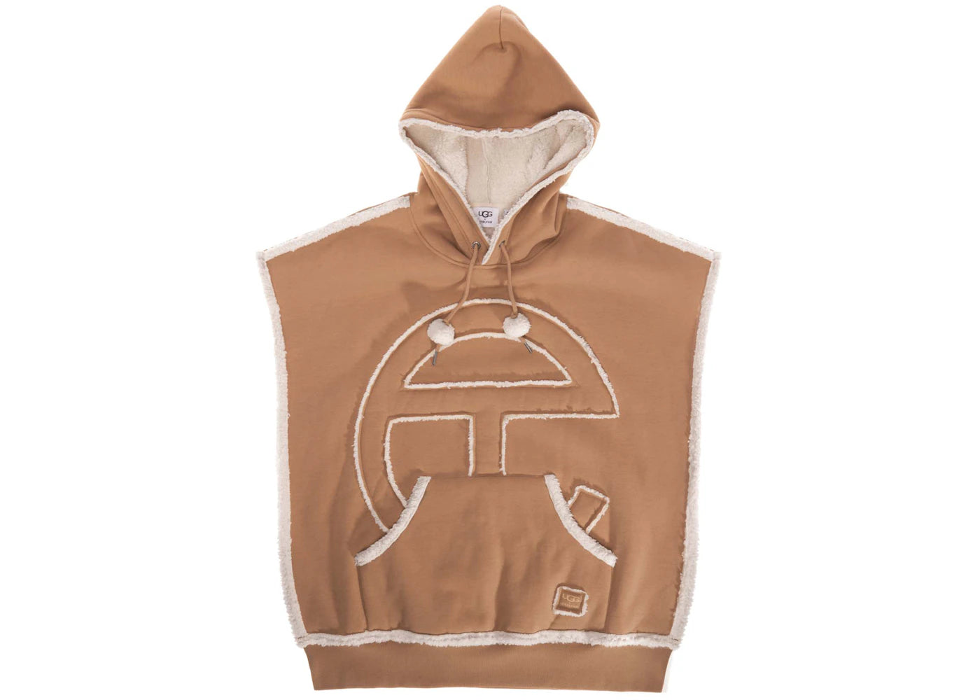 Telfar x UGG Sideless Hoodie Chestnut