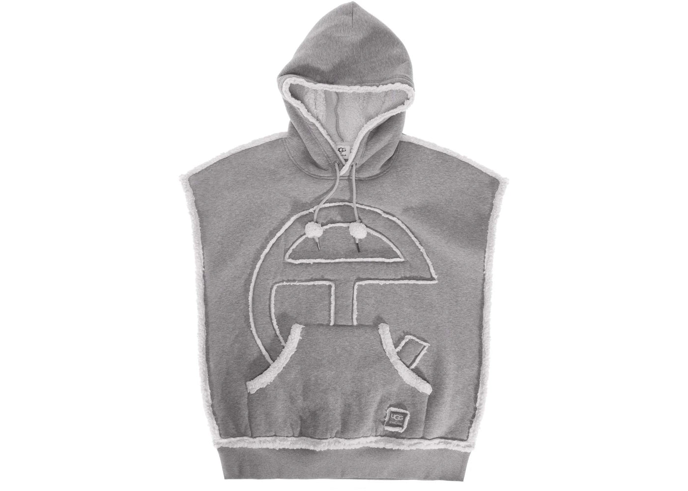 Telfar x UGG Sideless Hoodie Heather Grey