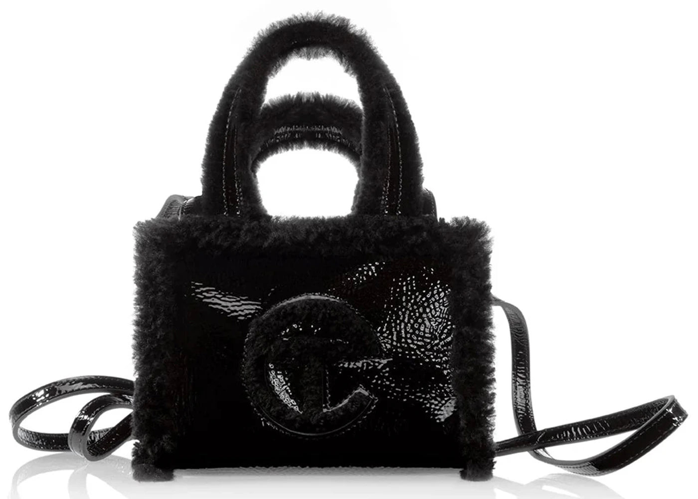 Telfar x UGG Small Shopper Crinkle Black