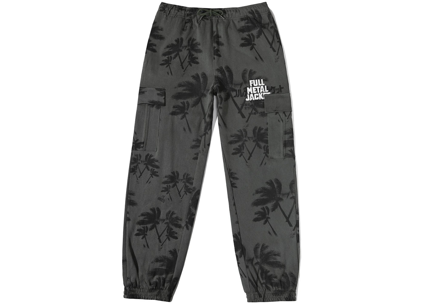 The Hundreds x Full Metal Jacket Pyle Sweatpants Olive Palm Print