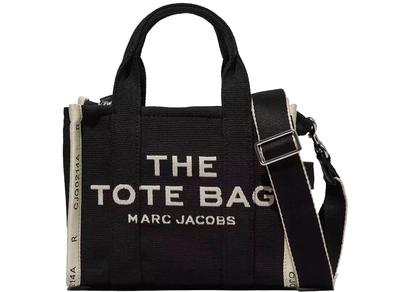 Marc Jacobs Jacquard Small Tote Bag Black