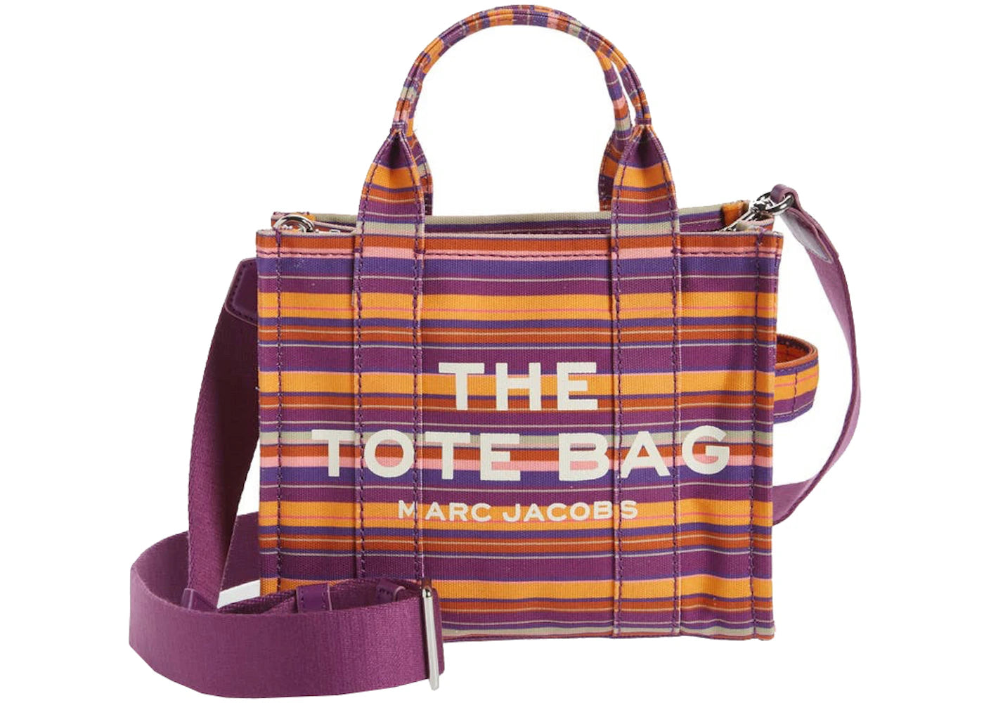 Marc Jacobs Small Stripe Tote Bag Multicolor