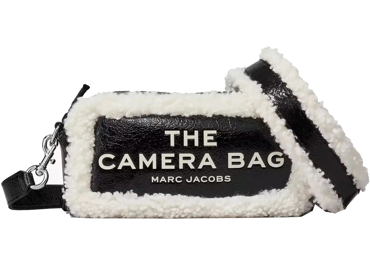 Marc Jacobs The Crinkle Leather Camera Bag Black