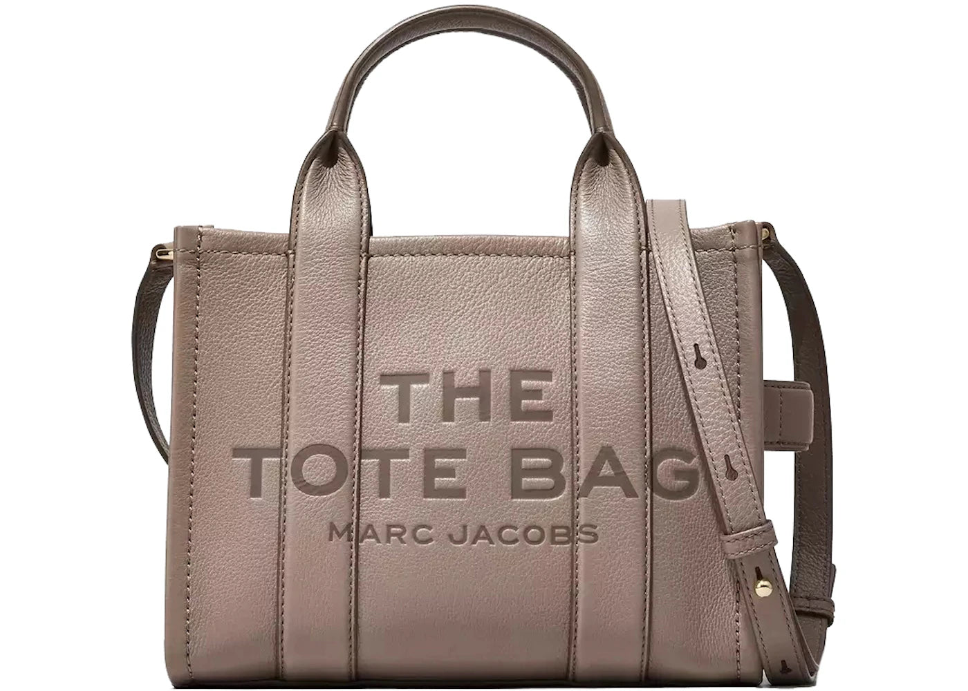 Marc Jacobs The Leather Tote Bag Small Cement