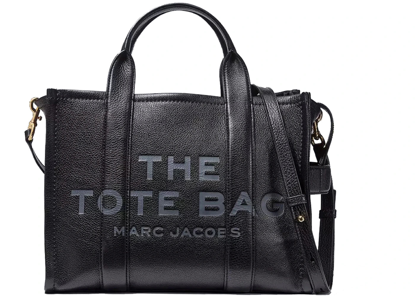 Marc Jacobs The Leather Tote Bag Medium Black