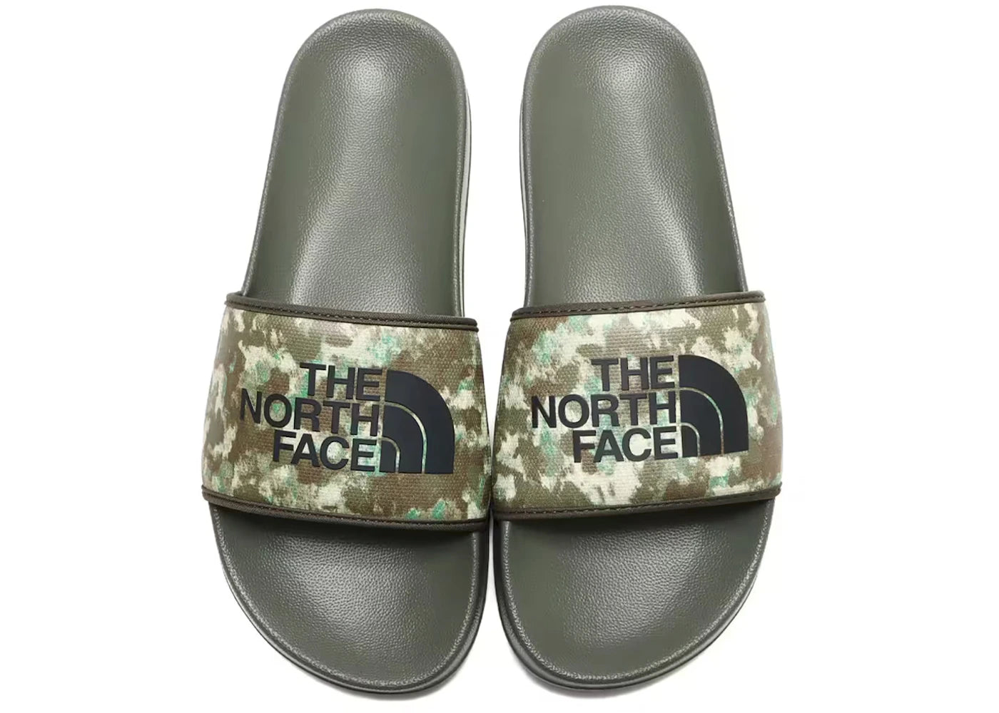 The North Face Base Camp Slide III Green Camo