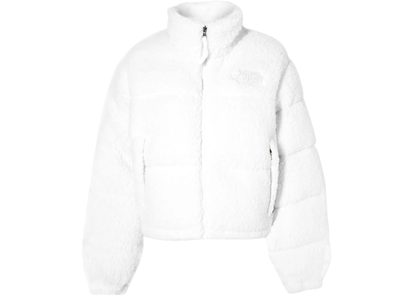 The North Face High Pile Nuptse 600-Fill Recycled Waterfowl Down Jacket Gardenia White