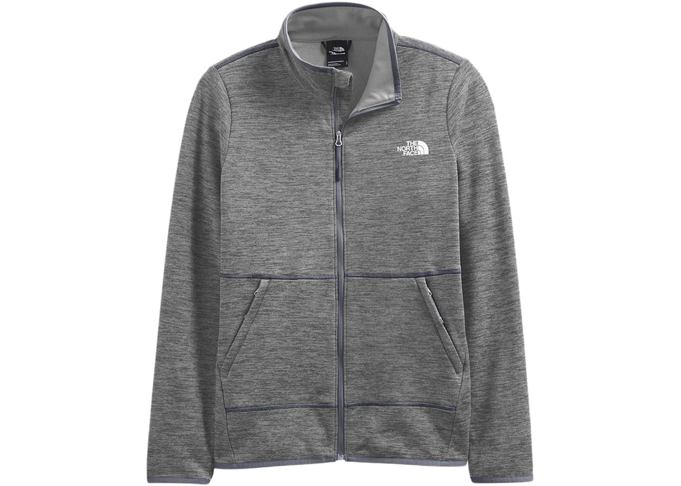 The North Face Women's Canyonlands Full Zip Fleece Jacket TNF Medium Grey Heather