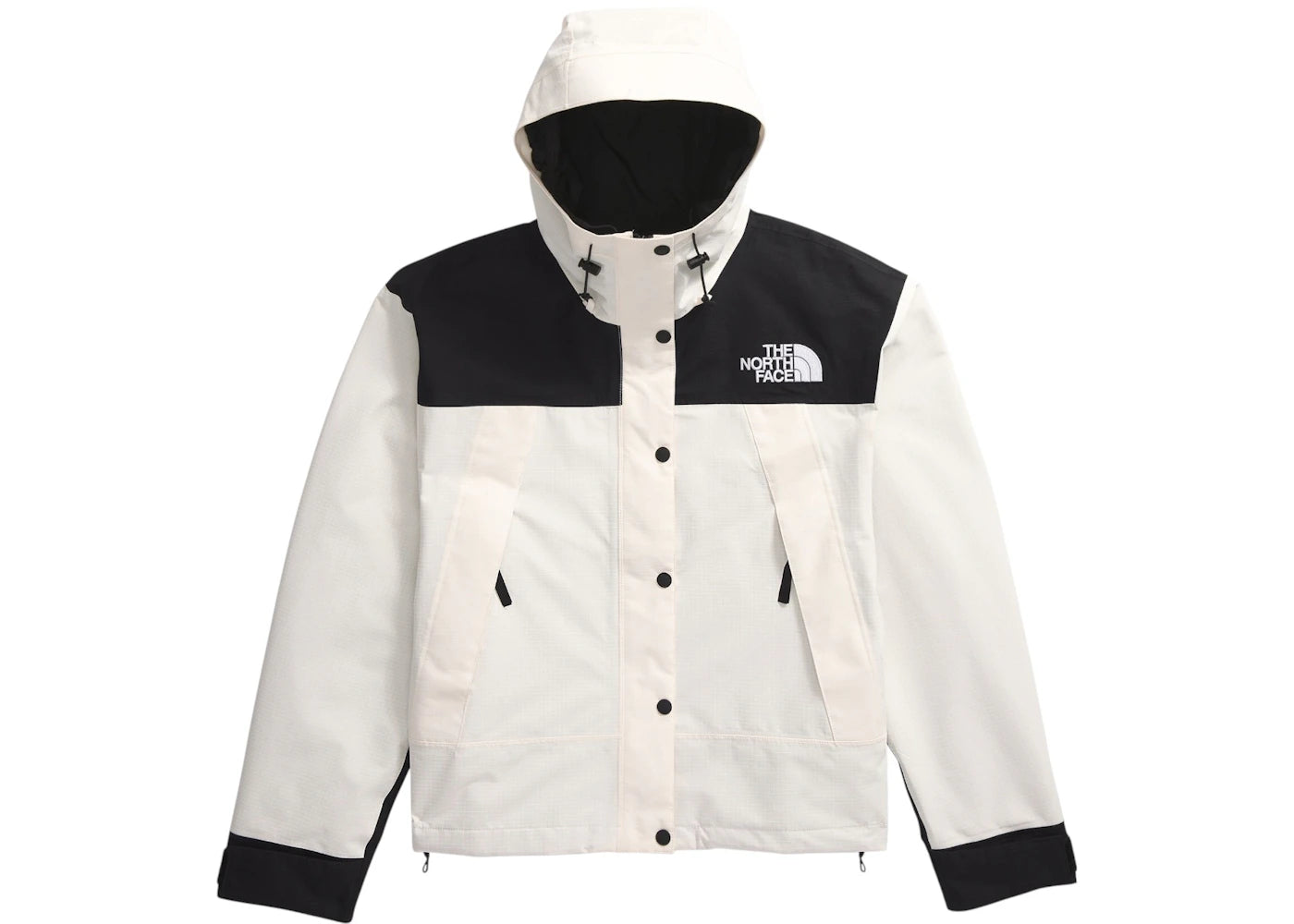 The North Face Women's DryVent Mono Mountain Short Jacket White Dune/TNF Black