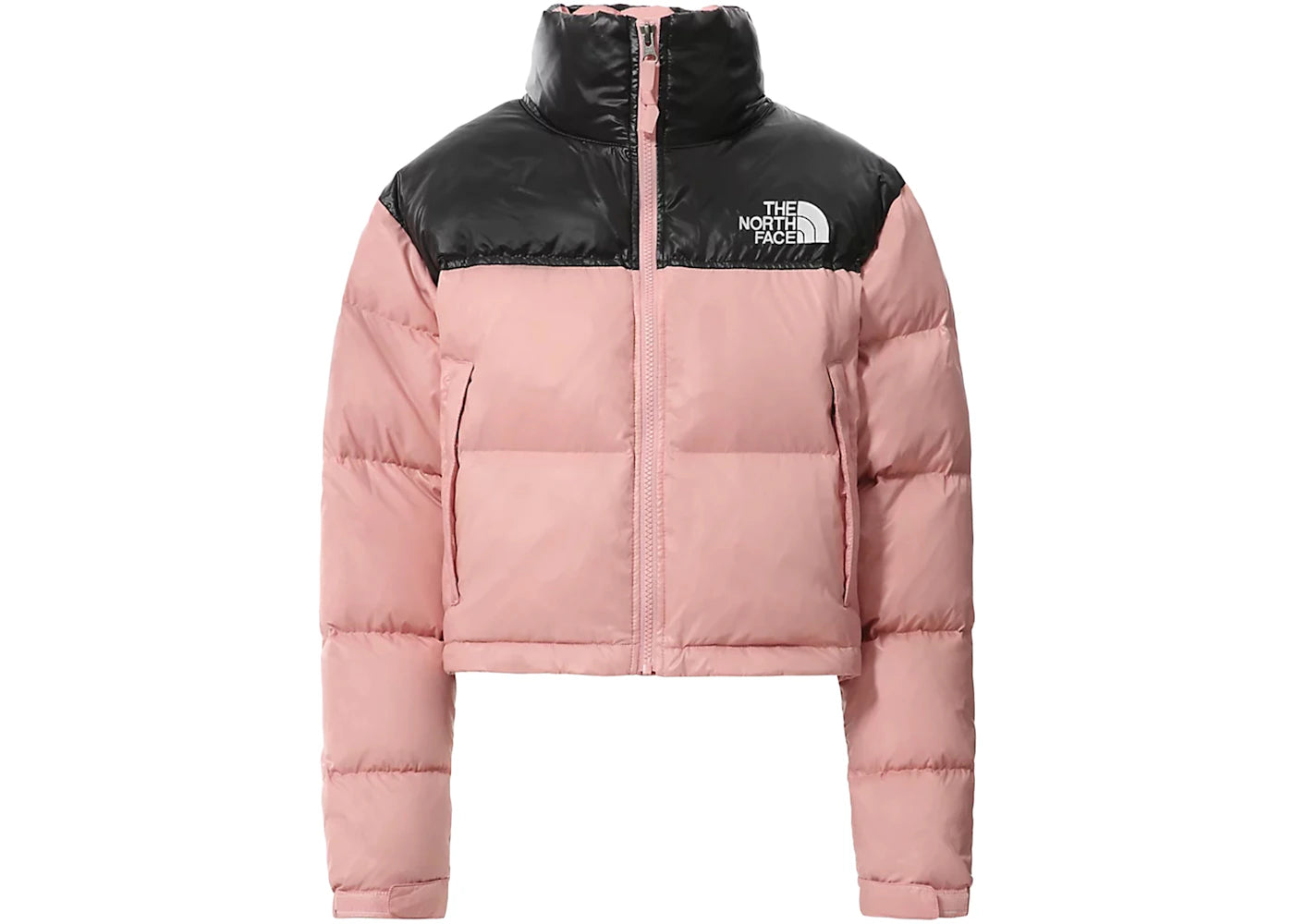 The North Face Womens Nuptse 700 Fill Short Jacket Rose Tan