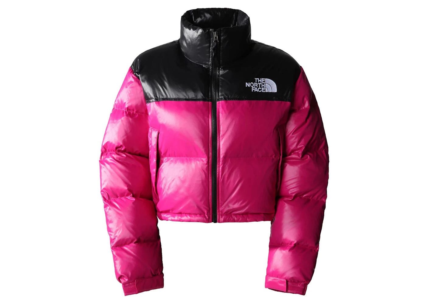 The North Face Women's Nuptse Short Jacket Fuchsia Pink
