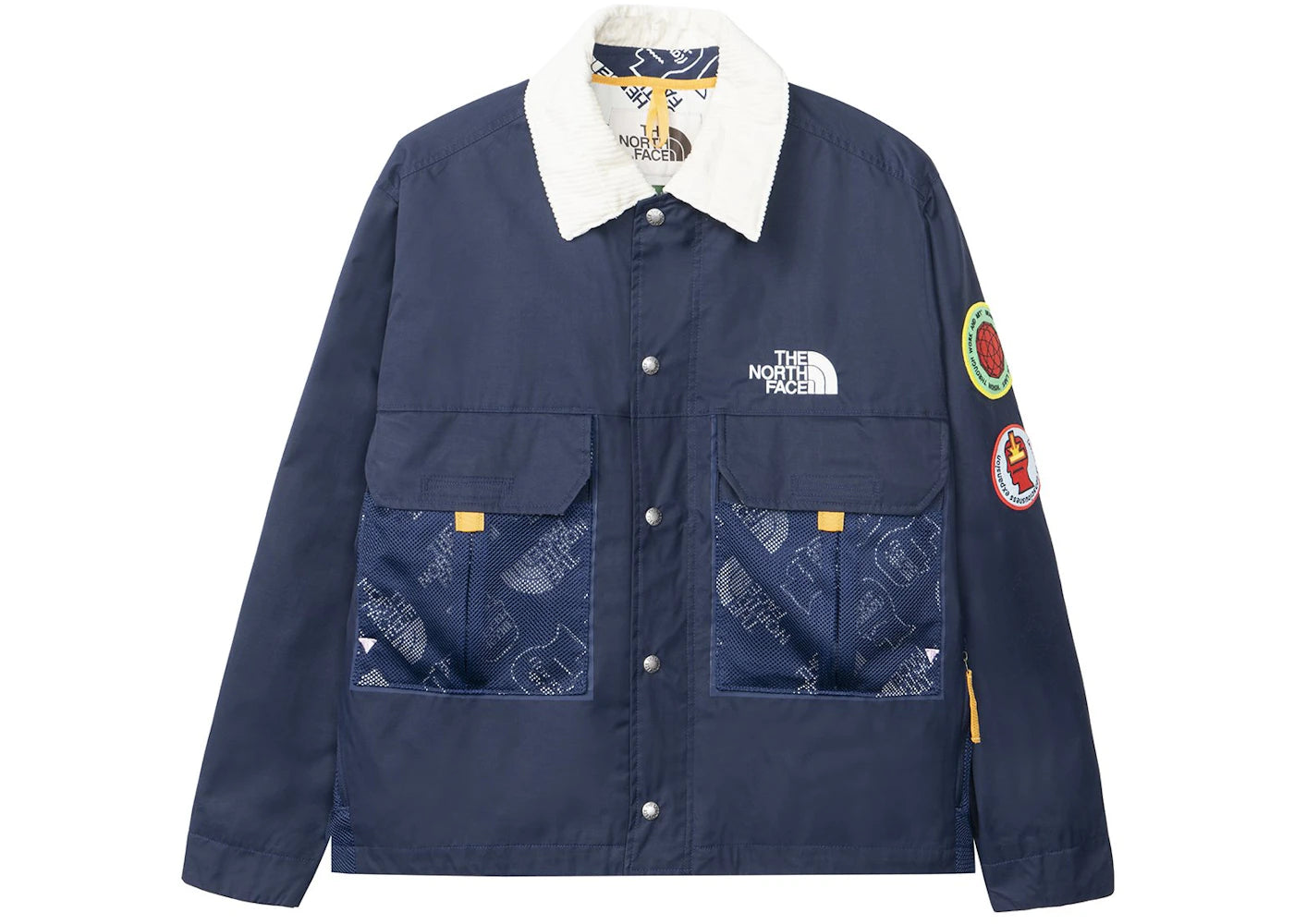 The North Face x Brain Dead 76 Oversized Mountain Chore Coat Navy