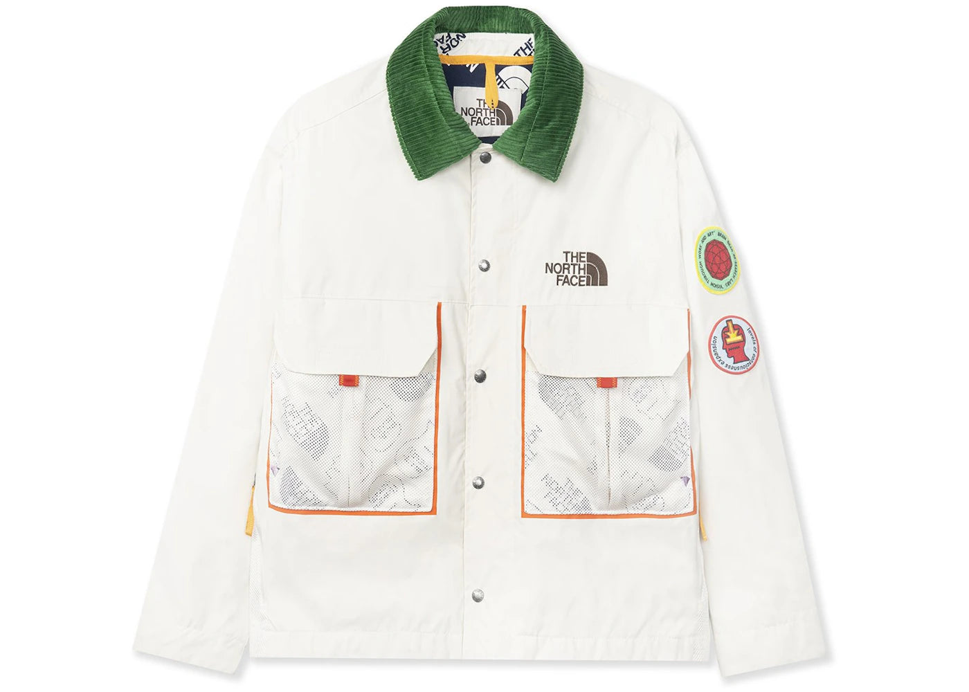The North Face x Brain Dead 76 Oversized Mountain Chore Coat Vintage White