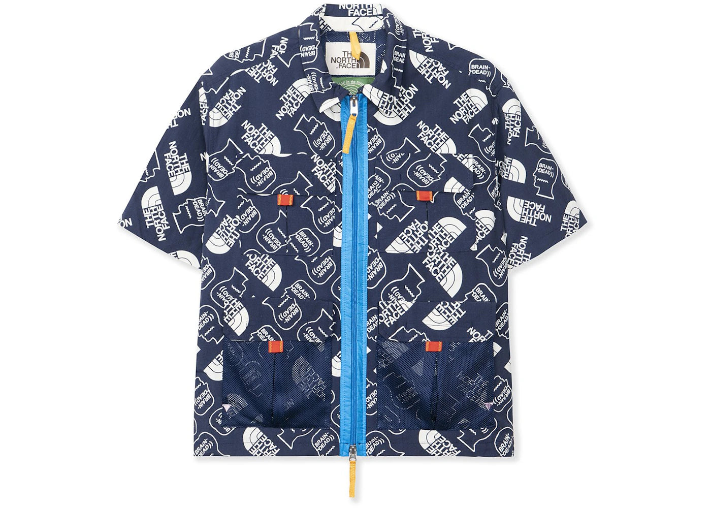 The North Face x Brain Dead Boxy Mountain Shirt Navy