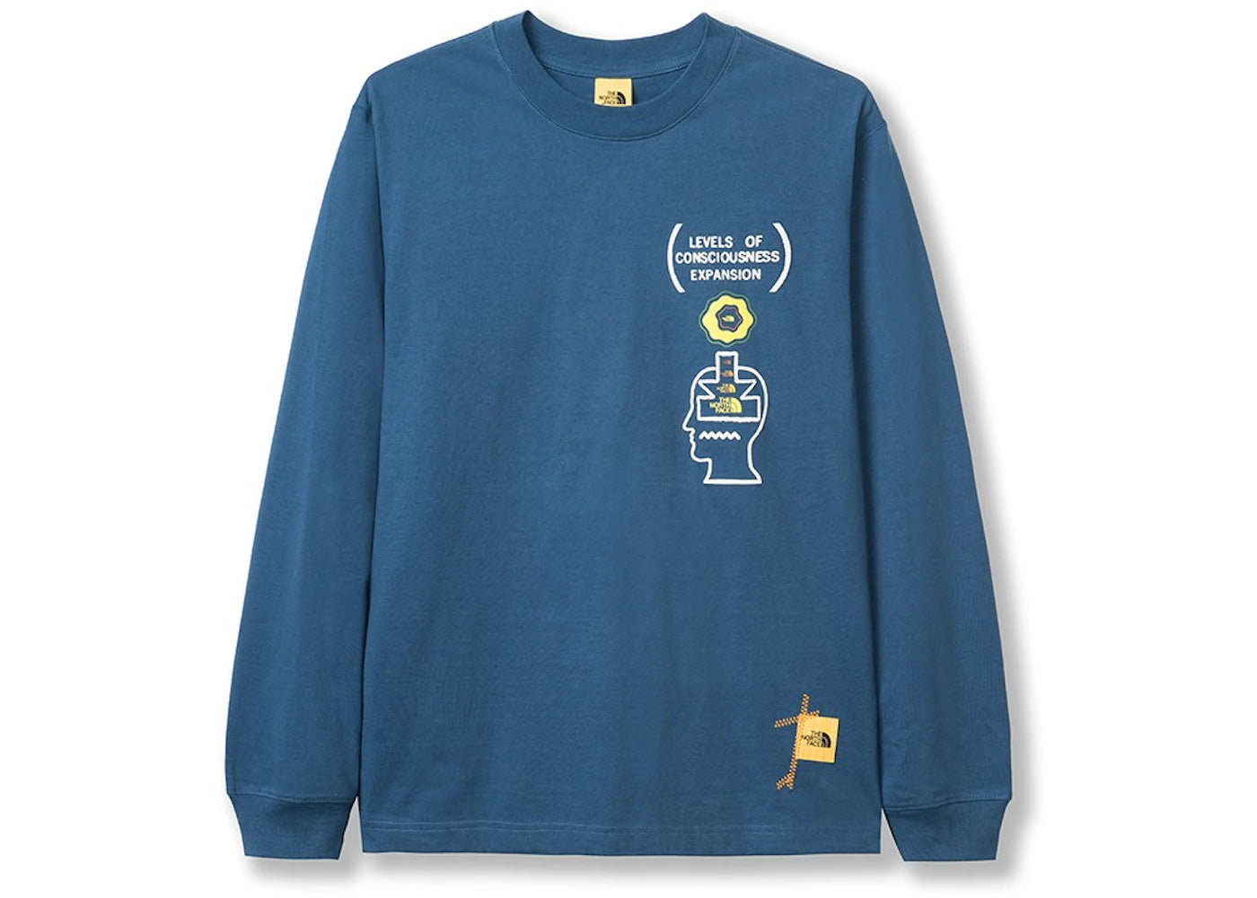 The North Face x Brain Dead L/S Tee Blue