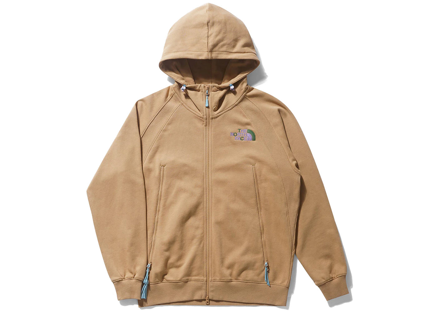 The North Face x Clot Full Zip Hoodie Brown