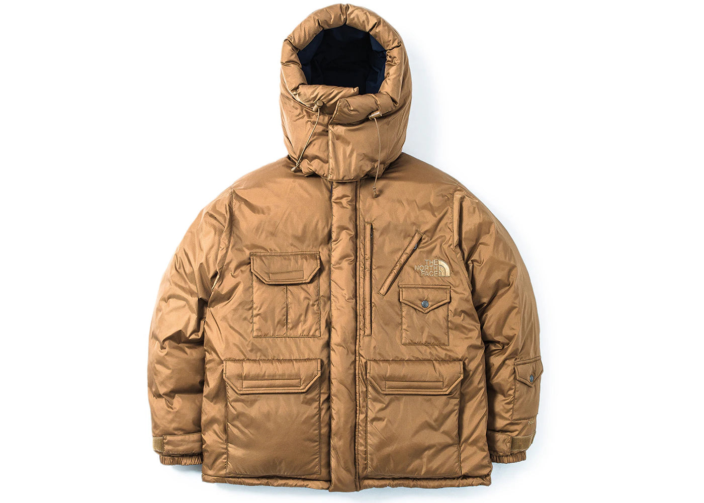 The North Face x Invincible Reversible Nuptse Jacket Utility Brown/Summit Navy