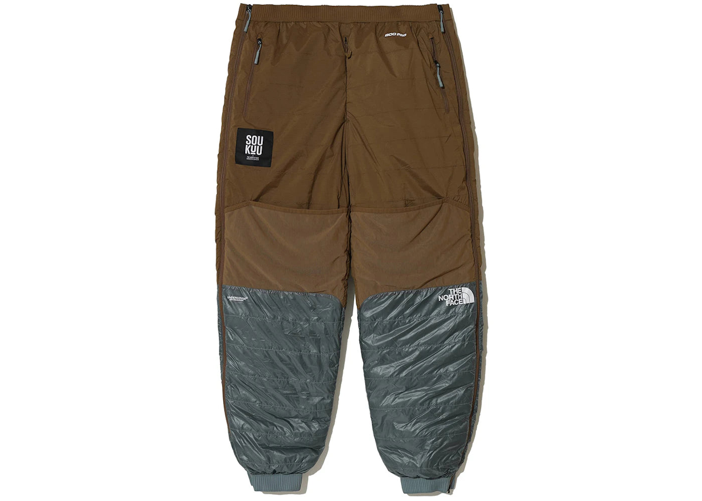 The North Face x Undercover Soukuu 50/50 Down Trousers Sepia Brown/Concrete Grey