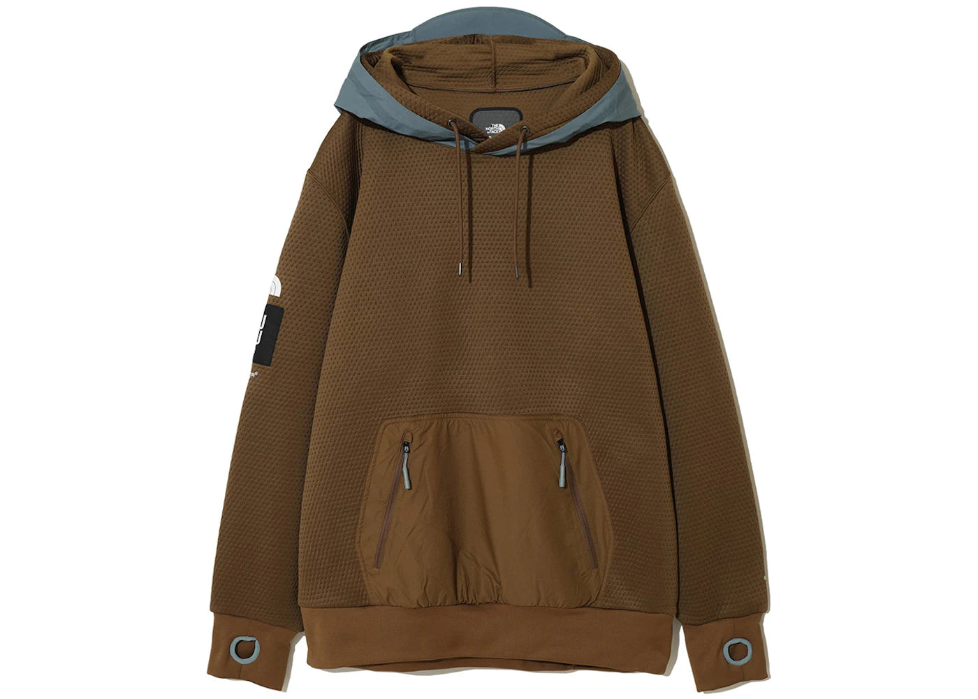 The North Face x Undercover Soukuu Dotknit Double Hoodie Sepia Brown/Concrete Grey