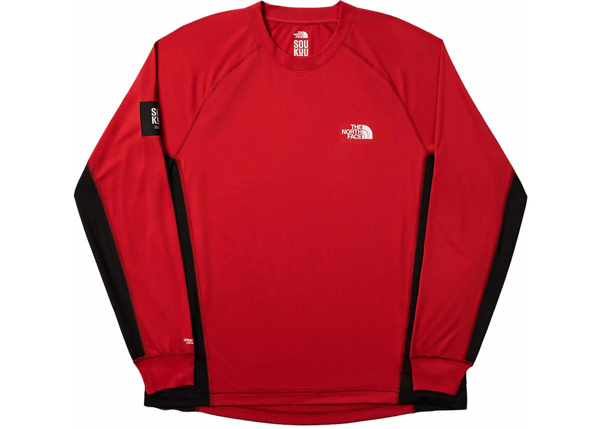 The North Face x Undercover Soukuu Trail Run Long-Sleeve T-Shirt Chili Pepper Red/TNF Black