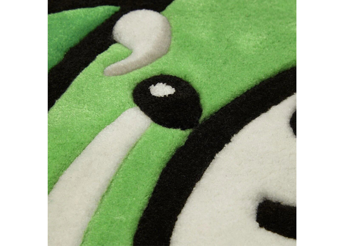 The Weeknd XO Kiss Land Tufted Rug Green