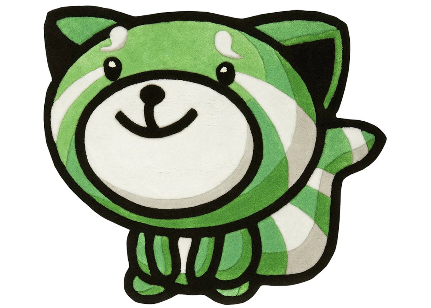 The Weeknd XO Kiss Land Tufted Rug Green