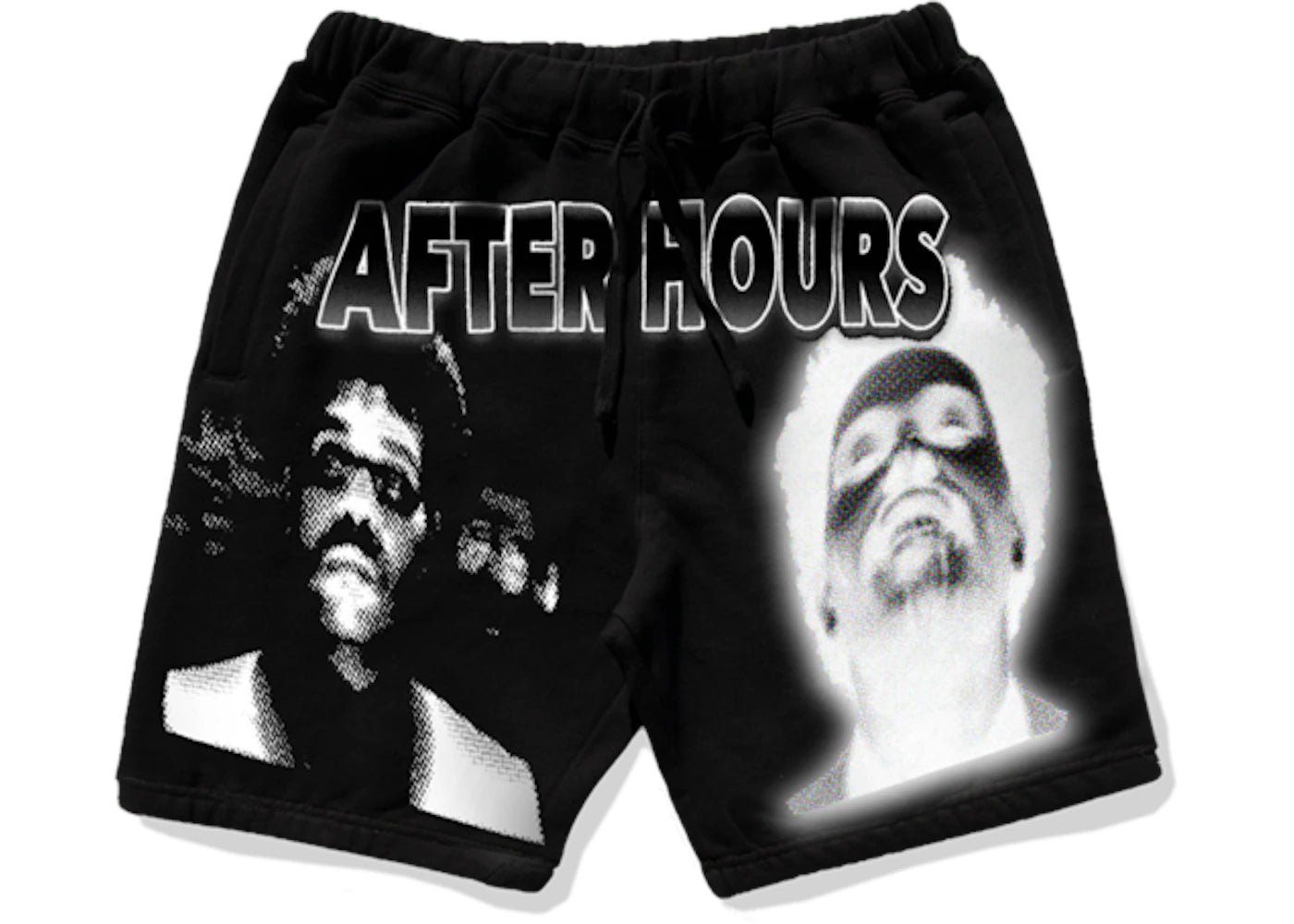 The Weeknd x P4K x Awge After Hours 002 Sweatshort Black