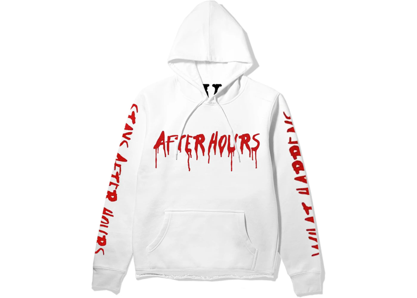 The Weeknd x Vlone What Happens After Hours Pullover Hood White