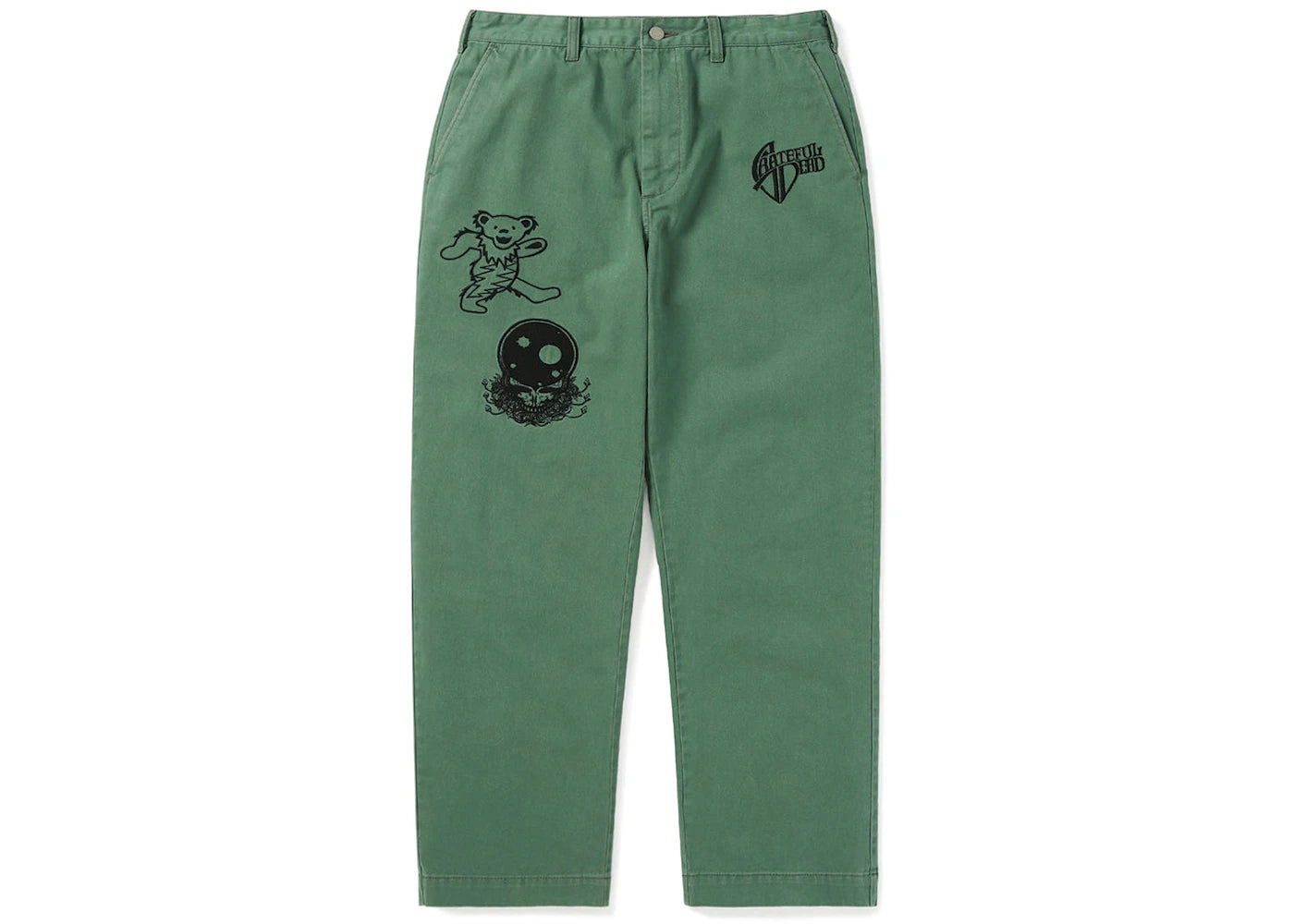 Thisisneverthat x Greatful Dead Iconography Work Pant Moss