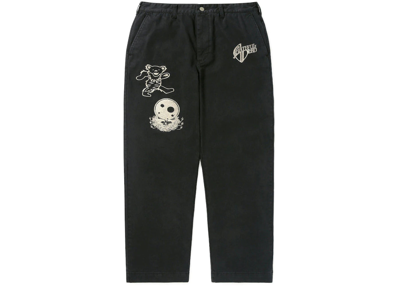 Thisisneverthat x Greatful Dead Iconography Work Pant Off Black