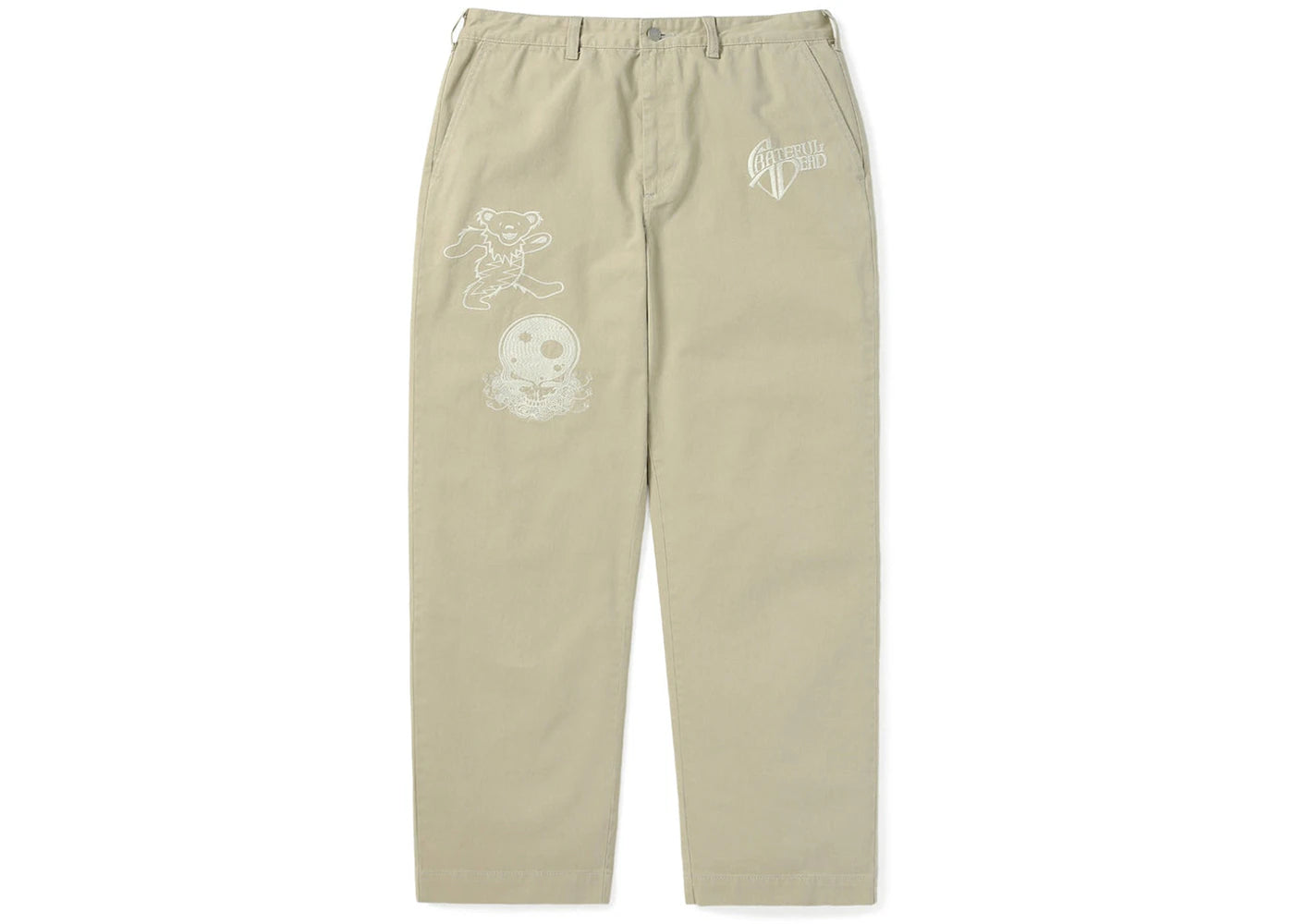 Thisisneverthat x Greatful Dead Iconography Work Pant Stone