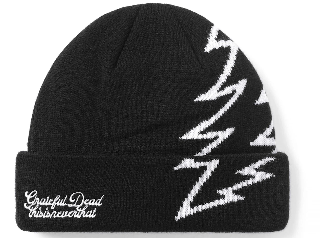 Thisisneverthat x Greatful Dead Lightning Beanie Black