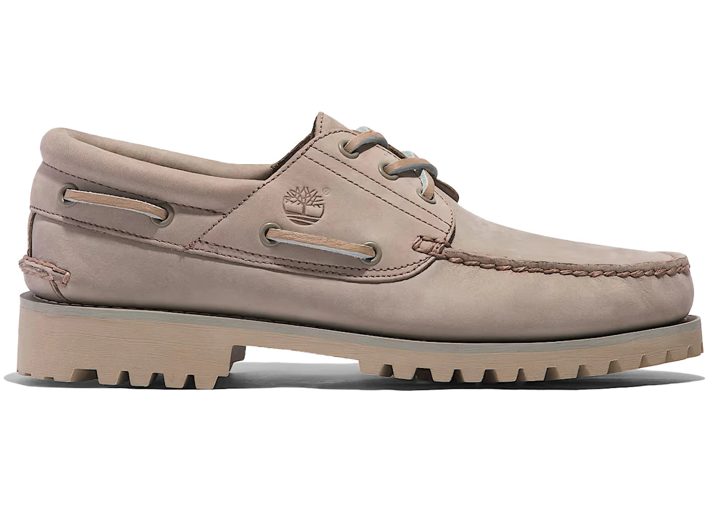 Timberland 3-Eye Lug Handsewn Boat Shoe Taupe