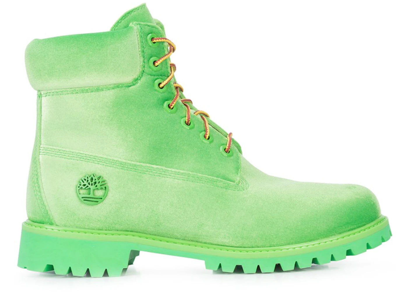 Timberland 6" Boot Off White Green Velvet