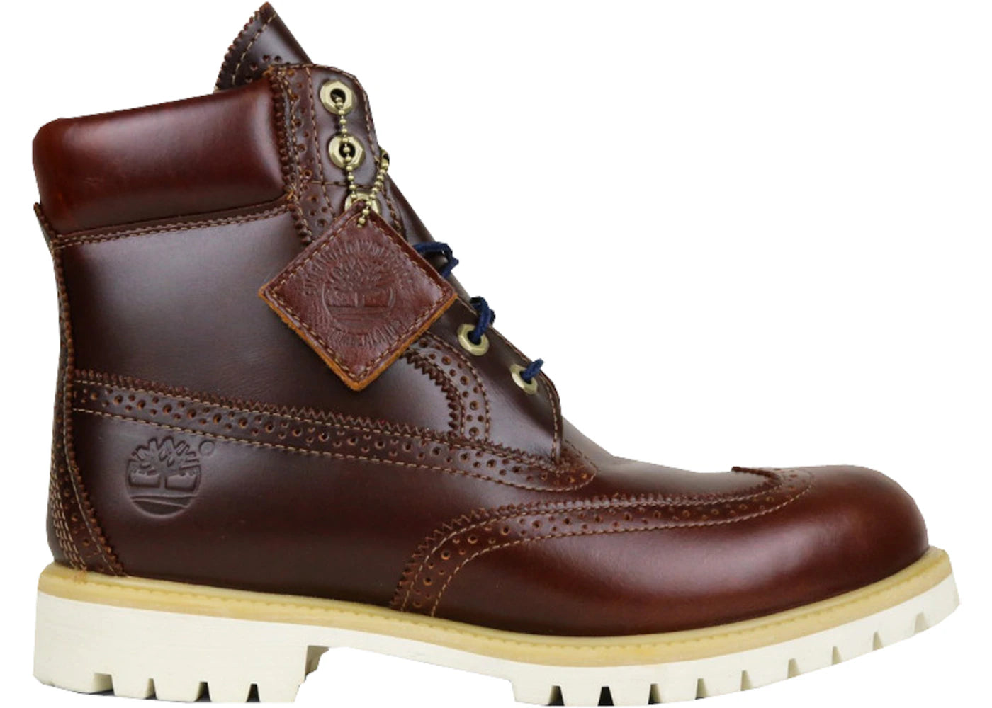 Timberland 6" Boot Brogue Wingtip Brown